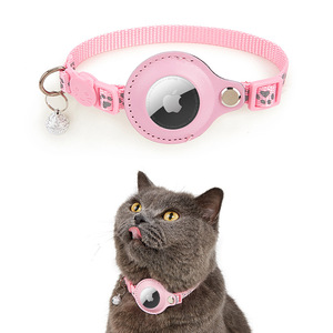 <span class=keywords><strong>Collar</strong></span> de <span class=keywords><strong>gato</strong></span> KingHon <span class=keywords><strong>Airtag</strong></span>, <span class=keywords><strong>collar</strong></span> reflectante de seguridad para mascotas con estampado de huella ajustable con campana para antipérdida con soporte <span class=keywords><strong>Airtag</strong></span> - Product Image 4