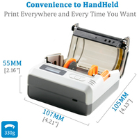 MINJCODE MJ8001 Printer Stiker Label Ce 3 Inci 80Mm Gratis Driver Printer Thermal Label Barcode Murah