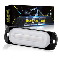 DXZ OEM 12V/24V 12W 4 LED Weiß + Gelb Wasserdicht CE-Zertifiziert Notfall-Beacon-Stroboskop-Lichtleiste Universell Passend 1 Jahr Garantie