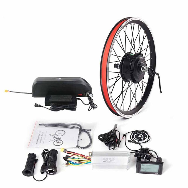 250w 350w Rear Wheel Motor Hub Kit Electric Bike Conversion Kit with Controller Kit