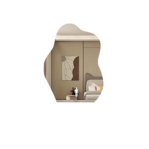 Miroir de salle de bain mural intelligent anti-buée rétroéclairé en forme de nuage irrégulier transfrontalier, miroir de coiffeuse pour chambre à coucher - Product Image 6