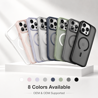 Coque de protection magnétique en PC et TPU à sensation de peau, compatible avec la charge sans fil, pour iPhone 17 Pro, 16 Air, 15 Pro Max – Vente en gros usine