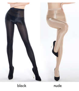 Sexy <span class=keywords><strong>collant</strong></span> Ultra lucido cavallo calze a vita alta <span class=keywords><strong>collant</strong></span> <span class=keywords><strong>70</strong></span> denari <span class=keywords><strong>collant</strong></span> oleosi per donna ragazza - Product Image 3