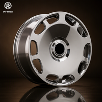 Jantes chromées DW à disque bombé, à dix trous, 17, 18, 19, 20 pouces, à rebord profond, finition miroir, taille personnalisée, compatibles avec Mercedes C260 C300 CLA E260
