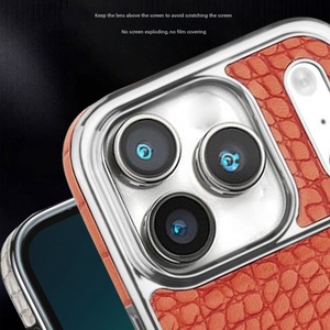 Funda Magnética de Cuero PU con Galvanoplastia para iPhone 17 12 13 14 15 16 Pro Max con Soporte Oculto y Cubierta Protectora - Product Image 5