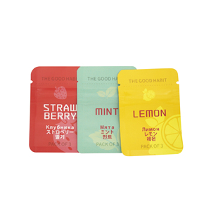 <strong>Small</strong> Sachet Packaging With Zipper 3 Side Seal Sachet Packing Custom Mylar <strong>Pouch</strong> Empty Sample Candy Bag - Product Image 2