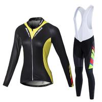 Maillot de cyclisme personnalisé pour femme, automne/hiver, sans coutures, anti-plis, à bretelles spaghetti, couleur unie, en polaire, tenue de vélo longue