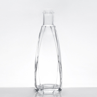 Bouteilles en verre vides personnalisées avec logo pour spiritueux, 50ml, 100ml, 500ml, 750ml, mini-bouteilles en verre pour l'emballage de spiritueux