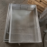 Panier perforé personnalisé en acier inoxydable 304, panier de drainage, panier de lavage, plateau de rangement