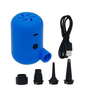 Mini Bomba de Aire Eléctrica Portátil, Recargable por USB de 5V, Bombas de Inflar y Desinflar con 3 Boquillas, Inflador de Coche, Herramienta de Electrobomba para Exteriores - Product Image 5
