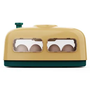 حاضنة أوتوماتيكية عالية الجودة لفقس البيض الصيني عالي الكثافة وتستخدم 8 بيضات صغيرة للاستعمال المنزلي