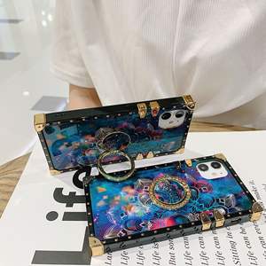 Offre Spéciale Blu-ray <span class=keywords><strong>Ciel</strong></span> Étoilé Fleur Téléphone étui pour iphone 16 Vintage Titulaire Béquille TPU Couverture pour iPhone 15 14 13 12 11 Pro Max - Product Image 4