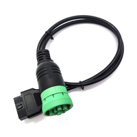 9pin J1939 Type2 قابس إلى OBD2 كابل تعقب GPS كابل ELD لكابل الشاحنة الثقيلة