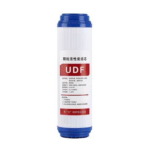 China Factory Price 10 Inches Water Filter Cartridge Granular Activated Carbon UDF For Residential RO System Water Purification