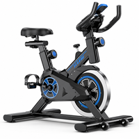Vélo de spinning commercial silencieux à transmission par courroie pour salle de sport, club et domicile