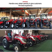 Tracteur agricole Offre Spéciale en usine Euro 5 CE EPA Agriculture Tracteurs compacts à 4 roues motrices Tracteur à roues hydraulique à moteur diesel