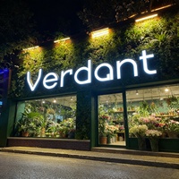 Letrero LED 3D con Logotipo Personalizado, Letrero Luminoso para Tienda, Letras de Canal con Retroiluminación Acrílica, Letreros Comerciales para Decoración de Tiendas en Exteriores