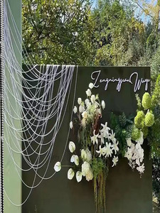 Chaîne de perles d'imitation 8 mm, guirlande blanche ABS haute brillance pour décoration de <span class=keywords><strong>mariage</strong></span> romantique, bouquet floral, emballage cadeau, 15 m - Product Image 4