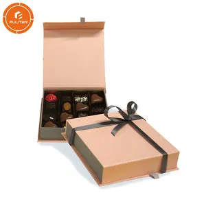 欧式翻盖式双层巧克力礼品盒