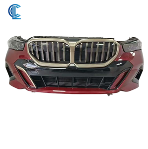 Para <span class=keywords><strong>BMW</strong></span> 5 Series G60 G68 Conjunto de parachoques delantero <span class=keywords><strong>525</strong></span> 530 535 540 Conjunto de boquilla delantera con rejilla de ventilador de radiador - Product Image 1