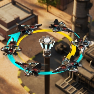 2.4G 360 ° xung quanh diễn viên đóng thế máy bay chiến đấu tàu lượn không thấm nước bọt máy bay phản lực Đồ chơi điều khiển từ xa aerodone máy bay <span class=keywords><strong>RC</strong></span> máy bay - Product Image 3