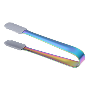 Food Grade Metal <strong>Mini</strong> Silicone Sugar <strong>Tongs</strong> Stainless Steel Ice <strong>Tong</strong> With Logo - Product Image 4