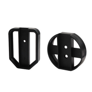 <b>Computer</b> Case Host Stand Bracket Pad Plastic Cooling Fan Mount Square Round Black White Mainframe <b>Accessory</b> - Product Image 2