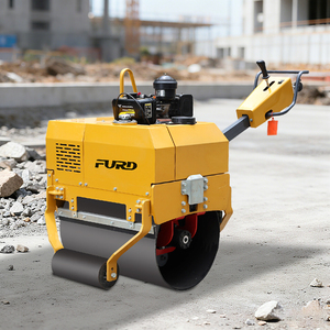 पैदल चलने वाले ड्राइववे और रास्ते 500 किलोग्राम वजन के साथ छोटे कंपन रोलर को तैयार करते हैं। - Product Image 1