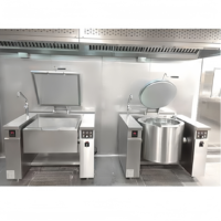 Poêle de cuisson commerciale industrielle inclinable, grande machine électrique de braisage et de friture à vendre