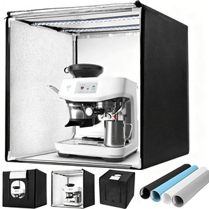<span class=keywords><strong>Caja</strong></span> <span class=keywords><strong>de</strong></span> <span class=keywords><strong>Luz</strong></span> para Fotografía <span class=keywords><strong>de</strong></span> 80 cm, Kit <span class=keywords><strong>de</strong></span> Estudio Fotográfico en Forma <span class=keywords><strong>de</strong></span> Cubo, Cajas <span class=keywords><strong>de</strong></span> Iluminación LED Profesionales, Softbox con Fondo - Product Image 1