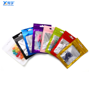 Bolsa de Embalaje de Plástico Laminado de Aluminio Colorida, Bolsa de Mylar a Prueba de Niños para Estuche de Teléfono Móvil, Unidad Flash USB - Product Image 3