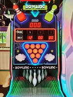 En stock machine de jeu électronique d'intérieur prix jeu d'arcade machines de jeu de bowling à jetons