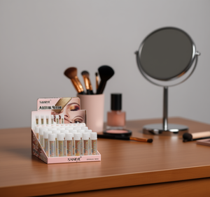 Fard à paupières liquide Saniye R9043, couleur unique, haute pigmentation, effet scintillant, pour carnations moyennes - Product Image 2