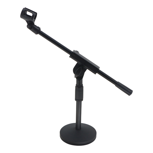 Factory Direct OEM Microphone Stand with Adjustable Foldable Table Iron Musical Instruments Accessory Wholesale