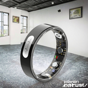 แหวนอัจฉริยะ TK30 รุ่นโรงงาน OEM วัสดุเซรามิก พร้อม GPS ติดตามสุขภาพ ควบคุมผ่านแอพ กันน้ำ IP68 วัดอุณหภูมิและความดันโลหิต - Product Image 3