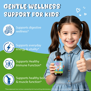 Gouttes liquides détoxifiantes au clinoptilolite et zéolite pour enfants, marque privée OEM, nettoyage corporel quotidien, soutien <span class=keywords><strong>de</strong></span> la parole, supplément vitaminique pour enfants - Product Image 3