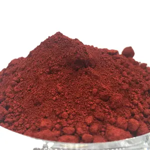 Óxido de ferro vermelho para revestimentos de pintura fundida Óxido de ferro vermelho 130 vermelho de ferro de alta cromaticidade para cimento e concreto