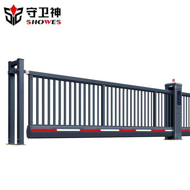 SWS Cantilever Sliding Gate Outdoor Entrance Driveway Security Metal Industrial Main Sliding Gate