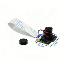 Kamera Mata Ikan Raspberry Pi 4 Night Vision 5MP OV5647 dengan Panjang Fokus yang Dapat Disesuaikan 70/95/160 Derajat