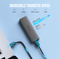 SSD Esterno SD1L USB C 3.1 Gen2 10Gbps 2TB ad Alta Velocità con Chiave M