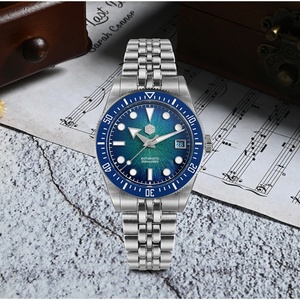 Reloj Deportivo de Buceo para Hombre San Martin SN0148GX 40-44mm, Miyota 9015, Esfera con Efecto Rayos de Sol, Lujoso, Automático, Mecánico, 20 Bar - Product Image 2