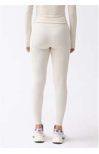 Leggings de yoga para <span class=keywords><strong>mujer</strong></span> con control de abdomen y cremallera, <span class=keywords><strong>pantalones</strong></span> deportivos <span class=keywords><strong>ajustados</strong></span> para fitness y <span class=keywords><strong>esquí</strong></span>, leggings de yoga acanalados de cintura alta para <span class=keywords><strong>mujer</strong></span> - Product Image 2