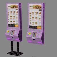 Commande self-service restauration rapide restaurant 21 24 27 32 pouces écran tactile terminal de paiement PLV kiosque machine sur pied