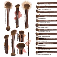 Ensemble de pinceaux de maquillage MAANGE professionnel personnalisé OEM&ODM, ensemble de pinceaux de maquillage de luxe avec logo personnalisé et boîte de rangement, outil de maquillage