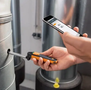 Anémomètre Testo 405i, Instrument Intelligent de Mesure du Volume d'Air par Sonde à Fil Chauffant, Détection de Vitesse d'Air dans les Conduites, En Stock - Product Image 6