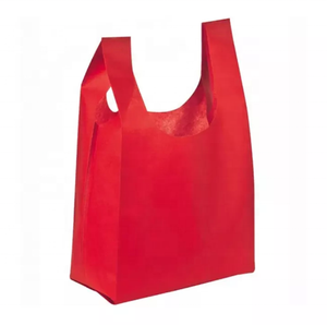 Multicolor Customized D W U Cut Foldable Reusable Non Woven T-shirt Bag for Shopping <b>Packing</b> - Product Image 3
