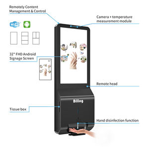 Distributeur de Gel <span class=keywords><strong>automatique</strong></span> à écran Lcd, lustre publicitaire pour le spectacle Public, pièces de rechange gratuites, 32 pouces, TFT - Product Image 1
