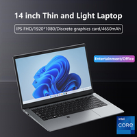 OEM Portable 14 pouces extension d'écran d'ordinateur portable double écran fonction processeur Intel I3 prises personnalisées 11ème génération Core I5 ordinateur portable professionnel