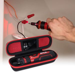 Étui à outils en EVA de haute qualité pour tournevis sans fil rechargeable <span class=keywords><strong>SKIL</strong></span> 4V, sac de protection durable avec sangle de poignet - Product Image 4