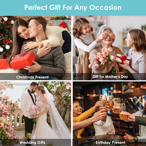 Ensemble <span class=keywords><strong>de</strong></span> verres à vin rouge à pied rose Shun <span class=keywords><strong>de</strong></span> 21 oz dans un coffret en bambou, cadeaux <span class=keywords><strong>de</strong></span> fête pour les employés, les femmes - Product Image 6